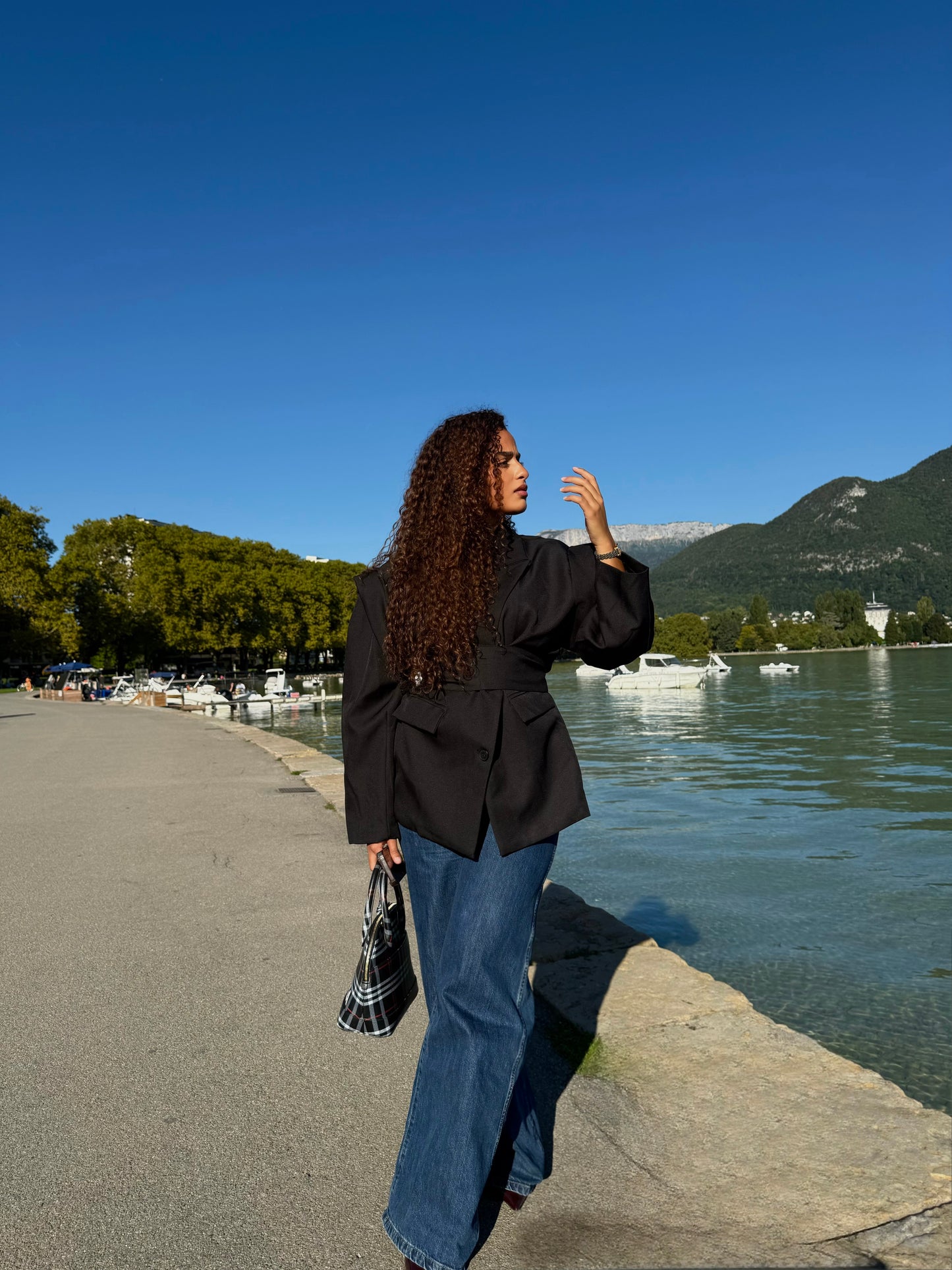 Blazer oversize | avec ceinture