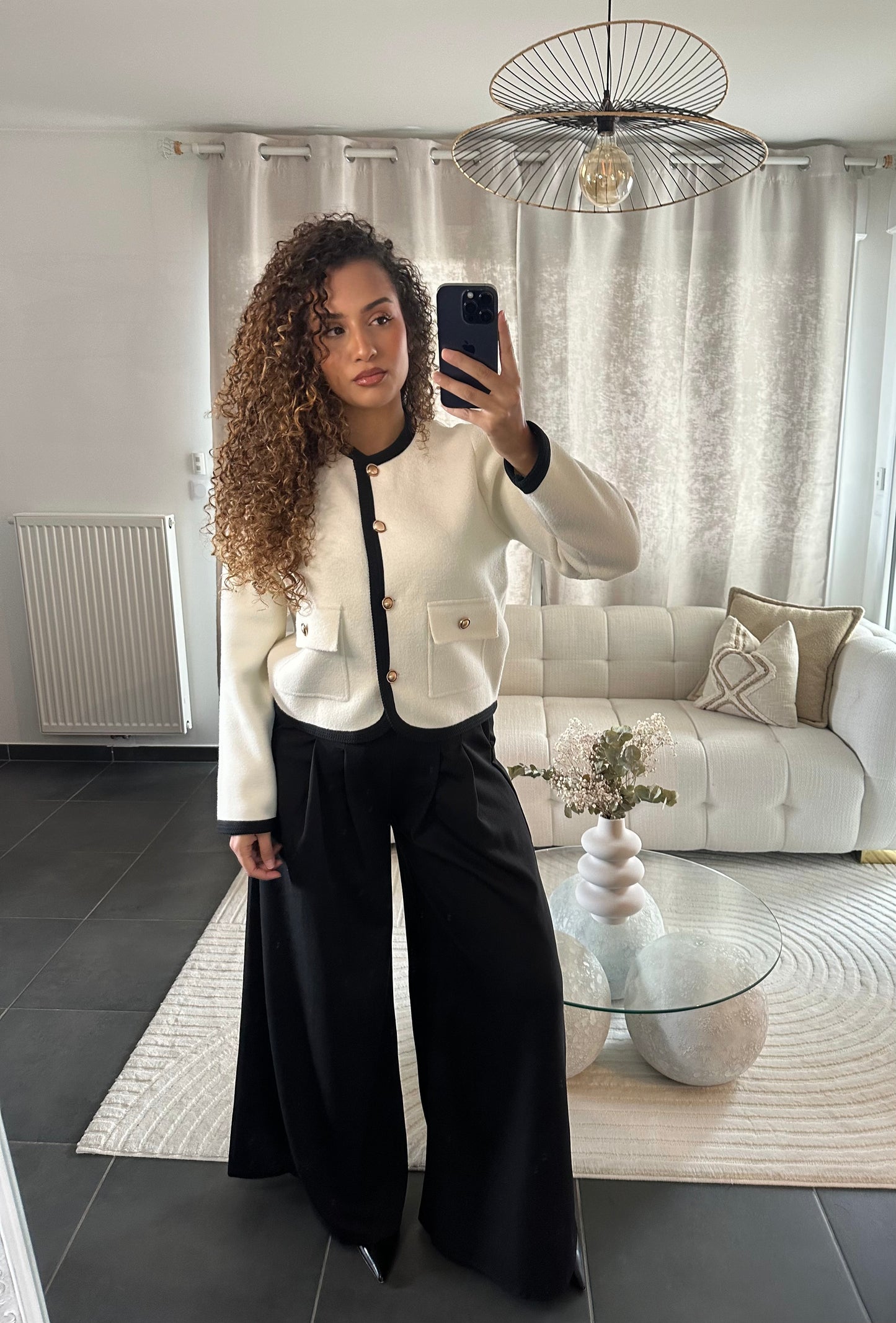 Cardigan blanc